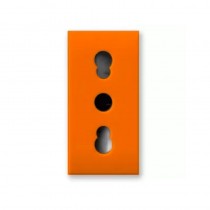 Presa Bipasso 10/16A 2P+T Arancione 1 Modulo Ave S44 442006/15TSA