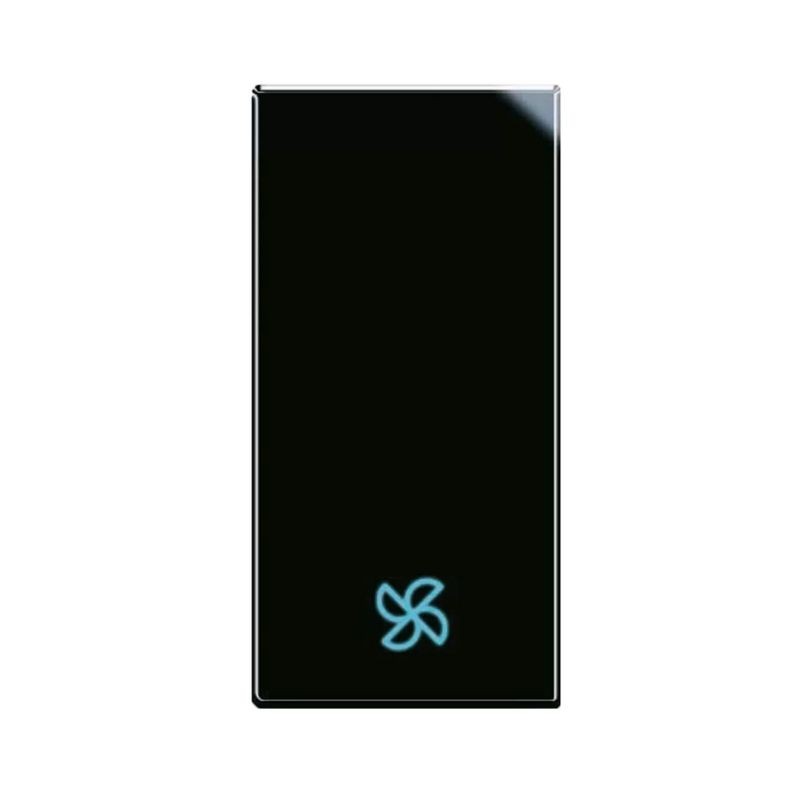 Tasto intercambiabile simbolo VENTOLA illuminabile 1 modulo Ave Life 442TVP