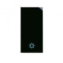 Tasto intercambiabile simbolo LAMPADA illuminabile 1 modulo Ave Life 442TLP
