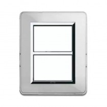 Placca Ave Personal44 Alluminio 3+3 Moduli 44P033ALS