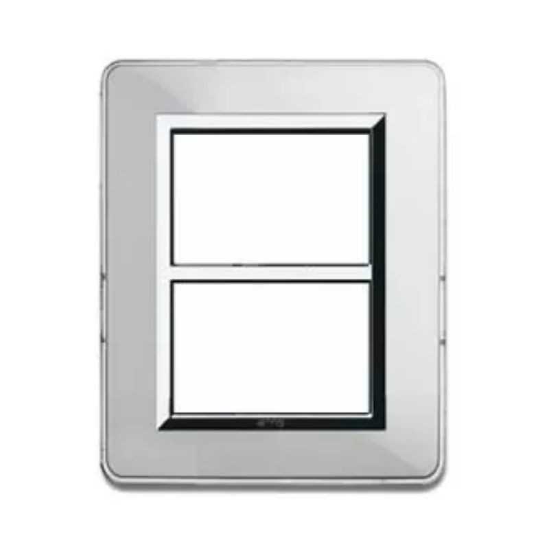 Placca Ave Personal44 Alluminio 3+3 Moduli 44P033ALS