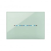 Placca YoungTouch Ave per sistema 44 colore SALVIA a 3 comandi 44PJTC3SAL