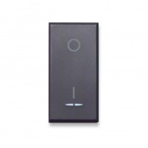 Interruttore Bipolare Ave 445010 Serie Tekla illuminabile tasto intercambiabile