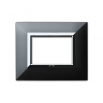 Placca Ave "Zama44" Grigio Tekla 3 moduli 44P93GTK