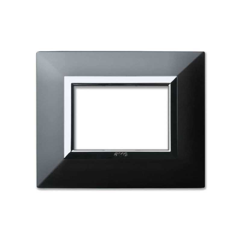 Placca Ave "Zama44" Grigio Tekla 3 moduli 44P93GTK