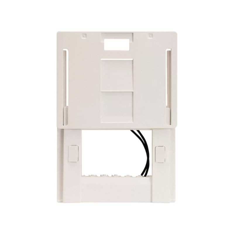 Supporto per placche a scivolo Bianco Sistema 44 3 Posti 44ATC03B