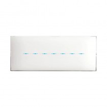 Placca Ave Touch Ave per sistema 44 colore BIANCO Totale a 7 comandi 44PJTC7BT