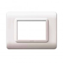 Placca "Tecnopolimero 44"  3 moduli Bianco RAL 9010 AVE 44PY03B