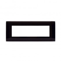 Placca Ave Young Sistema 44 colore Nero Assoluto 7 Moduli 44PJ07NAL