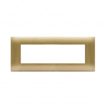 Placca Young Ave per sistema 44 colore Oro 7 posti 44PJ07GOLD