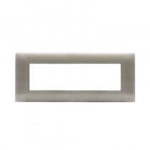 Placca Ave Young Sistema 44 colore Beige spazzolato 3D 7 Moduli 44PJ07BEG/3D