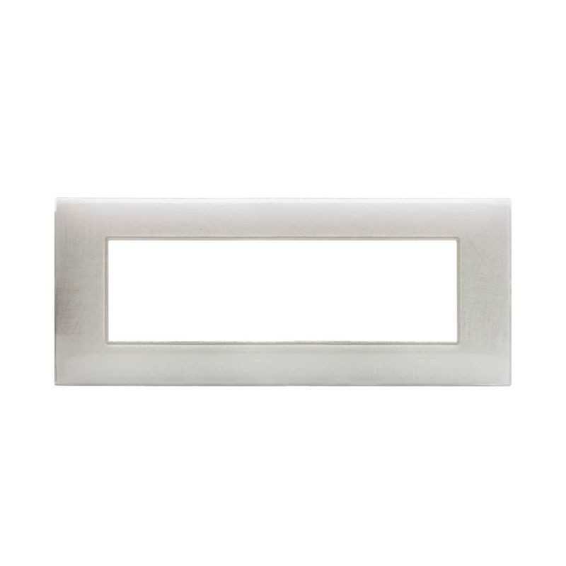 Placca Ave Young Sistema 44 colore Bianco 3D 7 Moduli 44PJ07B/3D