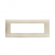 Placca Ave Young Sistema 44 colore Avorio 7 Moduli 44PJ07AVR