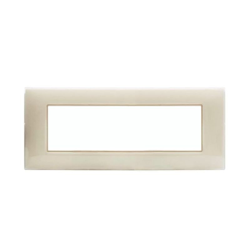Placca Ave Young Sistema 44 colore Avorio 7 Moduli 44PJ07AVR