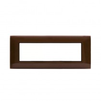 Placca Ave Young Sistema 44 colore AVANA 7 Moduli 44PJ07AVN