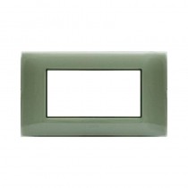 Placca Ave Young Sistema 44 colore Salvia 4 Moduli 44PJ04SAL