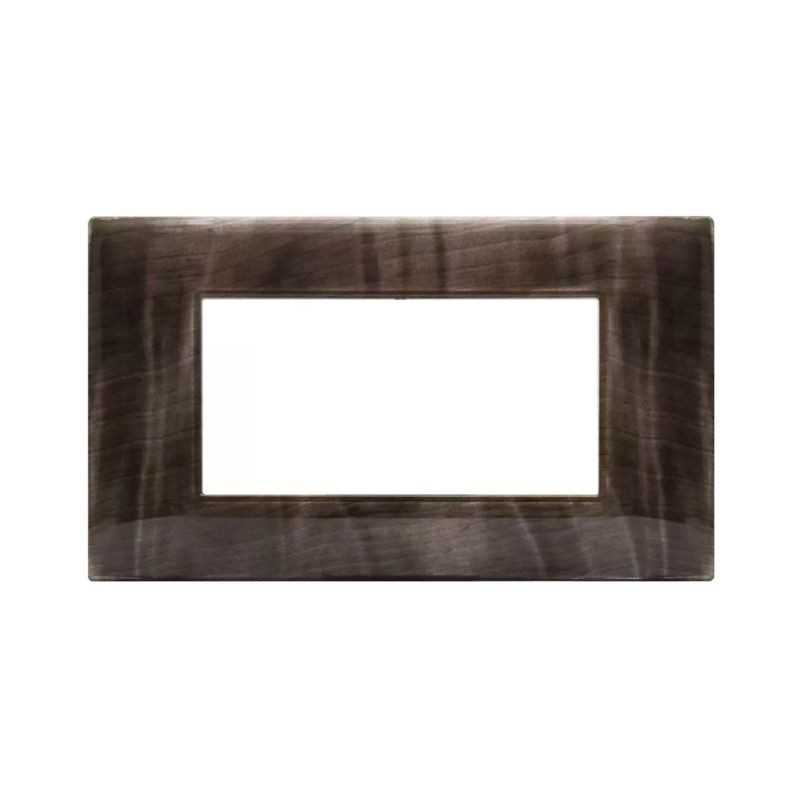 Placca Ave Young Sistema 44 colore Onice 3D 4 Moduli 44PJ04ONC/3D