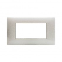 Placca Ave Young Sistema 44 colore Bianco 3D 4 Moduli 44PJ04B/3D