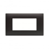 Placca Ave Young Sistema 44 colore Grigio Tekla 4 Moduli 44PJ04GTK