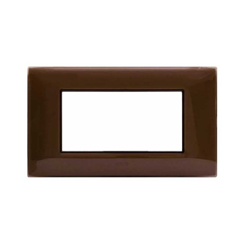 Placca Ave Young Sistema 44 colore Avana 4 Moduli 44PJ04AVN