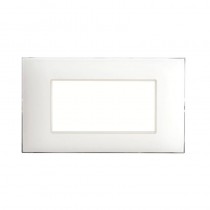 Placca Ave Young Sistema 44 colore Bianco 4 Moduli 44PJ04B