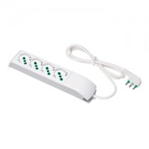 Multipresa Fido 4 prese con spina a squadra Fanton 410110