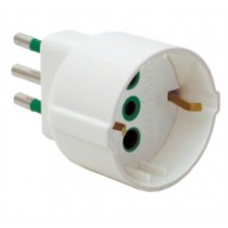 Presa Adattatore spina italiana 10A presa italo/tedesca 16A Fanton 82120