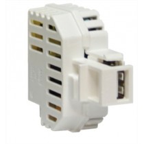 Caricatutto alimentatore da incasso con aggancio keystone Fanton 82890