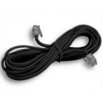 Prolunga lineare telefonica 3 metri a 4 conduttori nero Fanton 21281