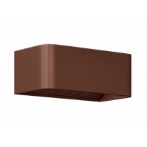 Applique decorativa rettangolare ICON a led per interni 7W corten Beneito Faure 4385