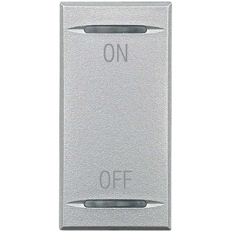 Copritasto Axolute 2 Funzioni con simbolo On-Off Bticino HC4911AG