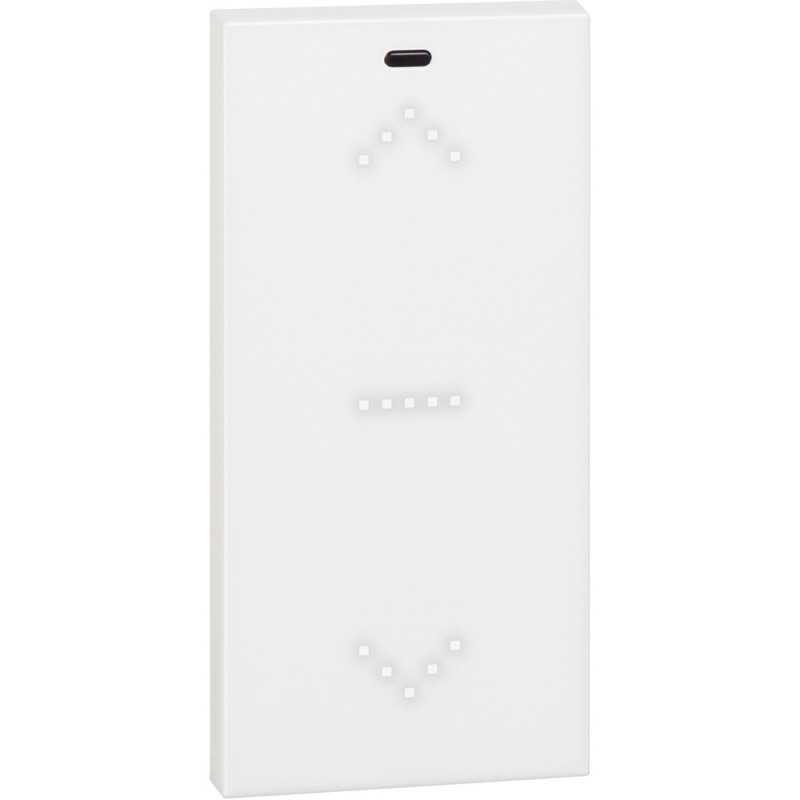 Comando Living Now FULL touch fino a 3 funzioni bianco Bticino KW8011