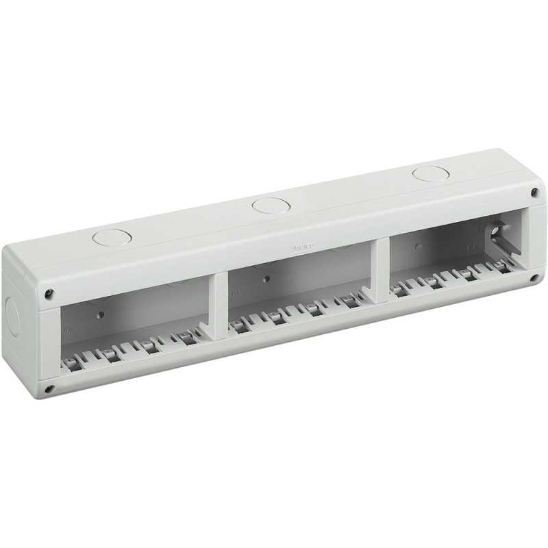 Custodia IP40 base e coperchio 4+4+4 moduli Bticino 25412