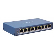 Switch 8 porte Rj45 PoE + 1 porta Rj45 Gigabit Hikvision DS-3E1309P-EI