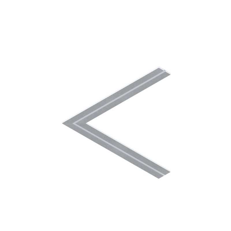 Profilo angolare L-16 EVO diffusore opale 1 + 1 Novalux 101802.99