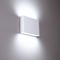 Lampada da parete Sole 2 x 5 W 345 k grigia antracite Novalux 109202.94