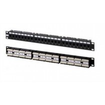 Pannello di permutazione 24 prese RJ45 cat.6 UTP Item 60110