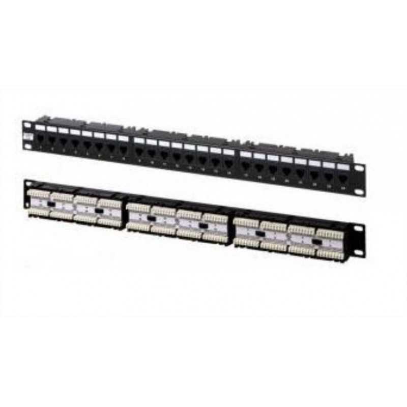 Pannello di permutazione 24 prese RJ45 cat.6 UTP Item 60110