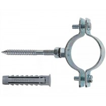 Collare per tubi CPS-V 34 con vite e tassello 2 PZ Fischer 00520994