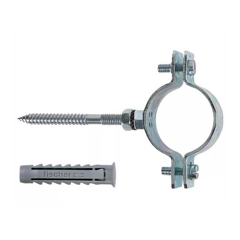 Collare per tubi CPS-V 2 con vite e tassello 2 PZ Fischer 00520998