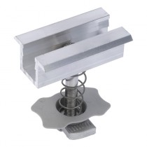 Morsetto Centrale in Alluminio per Fotovoltaico con Cornice Fischer PMC 33-39