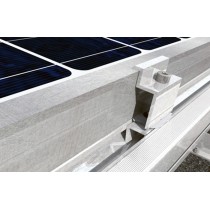Morsetto Centrale in Alluminio per Fotovoltaico con Cornice Fischer PMC 33-39