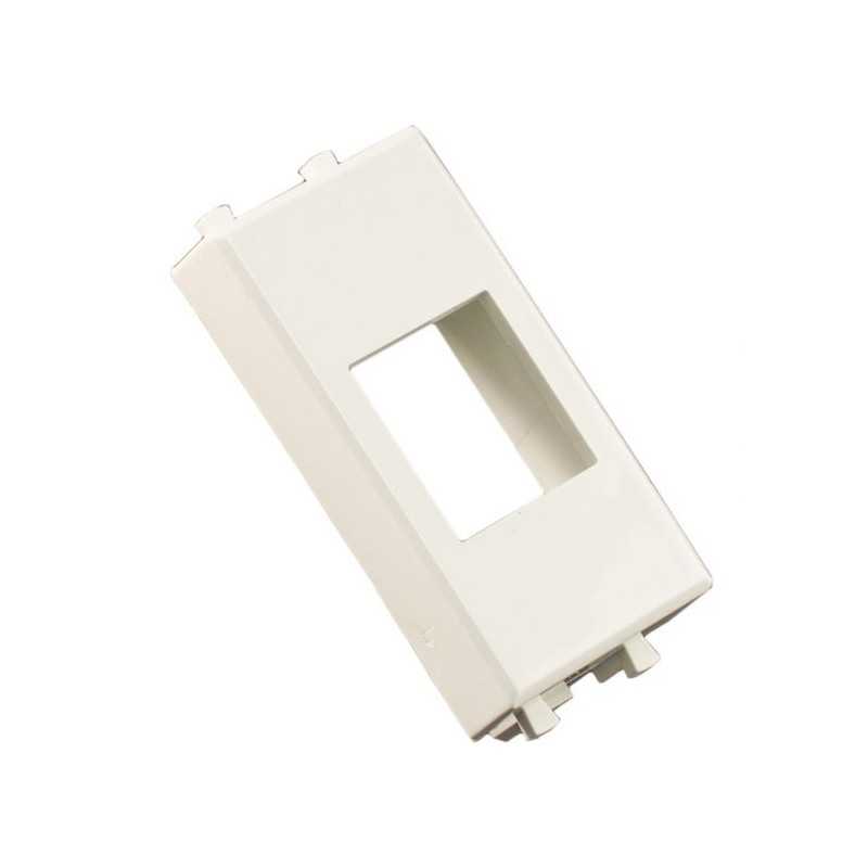 Adattatore per presa Rj45 e Rj12 Ave domus bianca  Fanton 23957