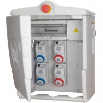 Quadro prese 2 protezioni con morsettiera emergenza 9kW Fanton 74736