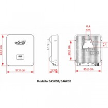 Inverter On-Grid Monofase CEI 0-21 5 kW EnTrade EA5KSI