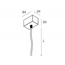 Kit alimentazione L 1200 3P Bianco Novalux 108919.01