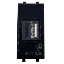 Modulo con caricatore universale USB tipo A 3A 240V Ave life 442082USB3