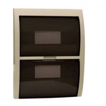 Coperchio con portello fumè bianco 24 moduli Ave Blanc 53T24BP