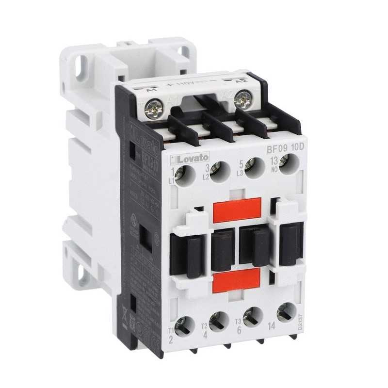 Contattore Tripolare Bobina 24V AC 25A Lovato BF0910D024