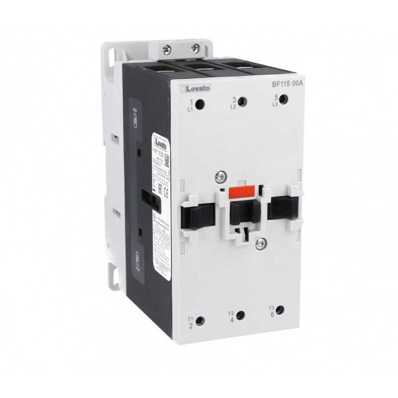 Contattore tripolare bobina 400 VAC 115 A Lovato BF11500A400